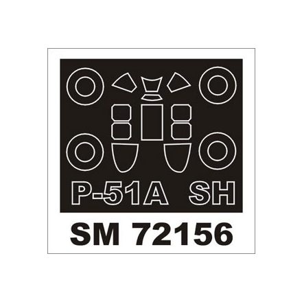 Montex P-51A (SPECIAL HOBBY) maszkoló