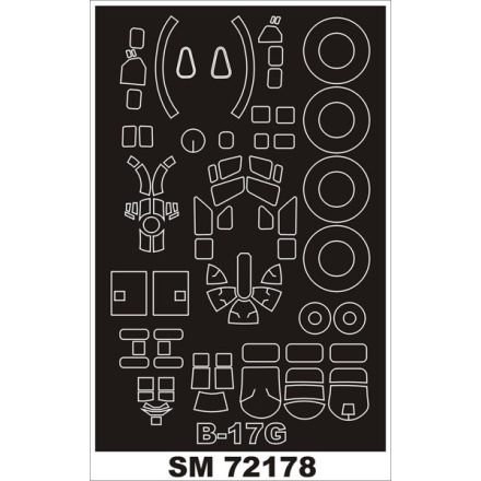 Montex B-17G (REVELL) maszkoló