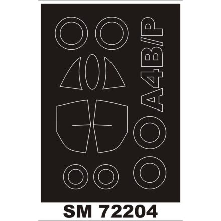 Montex A-4B SKYHAWK (AIRFIX) maszkoló