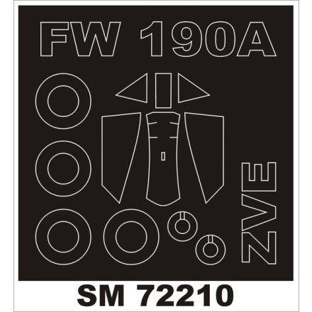 Montex Fw 190A-4 (ZVEZDA) maszkoló