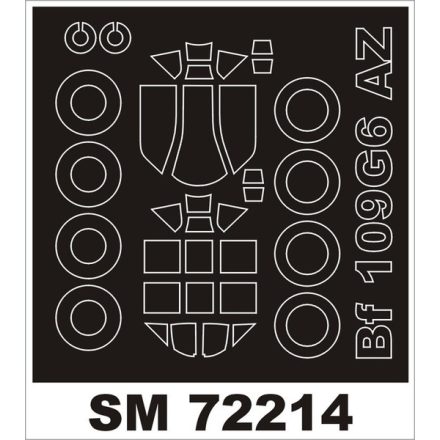 Montex Bf 109G-6 (AZ-MODEL) maszkoló