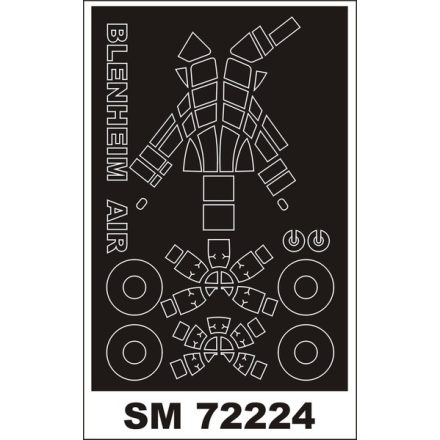 Montex Blenheim Mk.I (AIRFIX) maszkoló