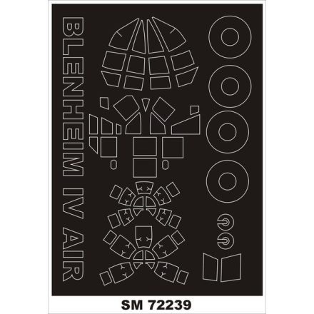 Montex BLENHEIM IV (AIRFIX) maszkoló