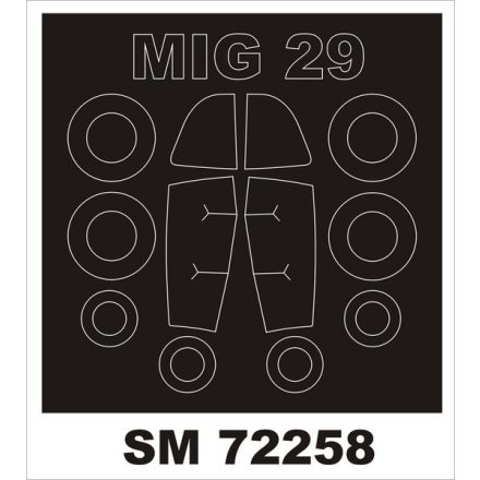 Montex MiG-29A (TRUMPETER) maszkoló