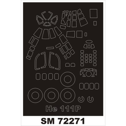 Montex He-111P (AIRFIX) maszkoló