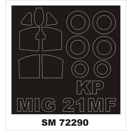 Montex MiG-21MF (KP Model) maszkoló
