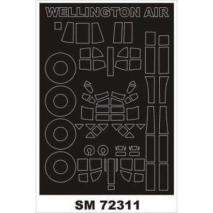 Montex Wellington Mk I (AIRFIX) maszkoló