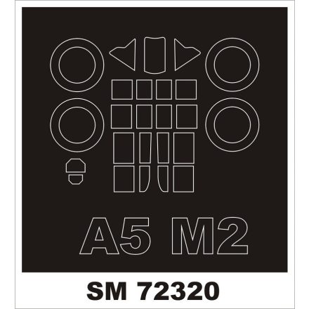 Montex A5M-2B Claude (CLEAR PROP MODELS) maszkoló