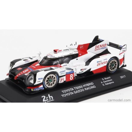 EDICOLA TOYOTA TS050 HIBRID 2.4L TURBO V6 TEAM GAZOO RACING N 8 24h LE MANS 2017 SEBASTIEN BUEMI - KAZUKI NAKAJIMA - ANTHONY DAVIDSON