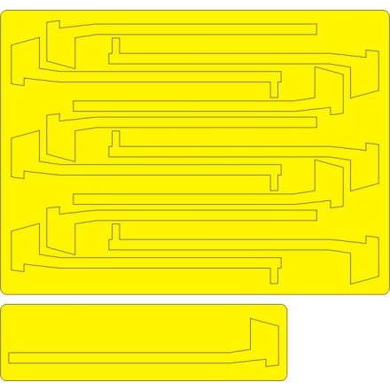 New Ware CH-53 GS/G ROTOR BLADES (Revell) maszkoló