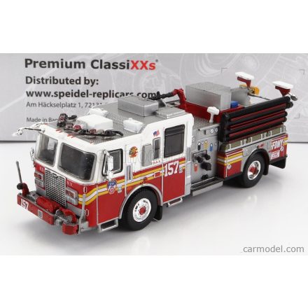 PREMIUM CLASSIXXS SEAGRAVE MARAUDER II TANKER TRUCK 157 FIRE ENGINE F.D.N.Y. STATEN ISLAND PORT RICHMOND 1989