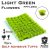 Paint Forge Light Green Flowers 6mm