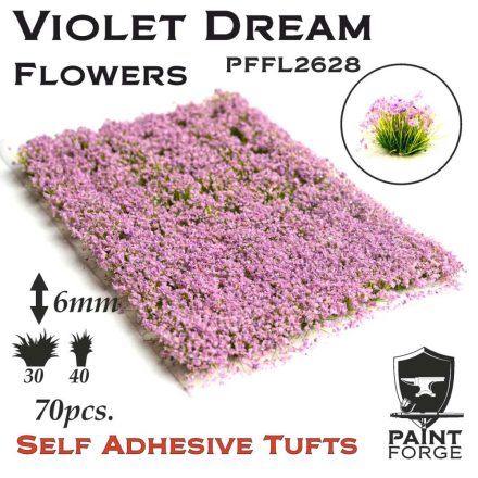 Paint Forge Violet Dream Flowers 6mm