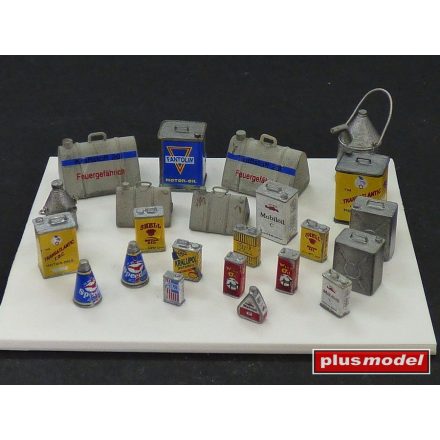 Plus Model Oil tins