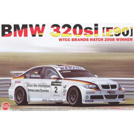 Nunu BMW 320si E90 2008 WTCC Brands Hatch Winner makett