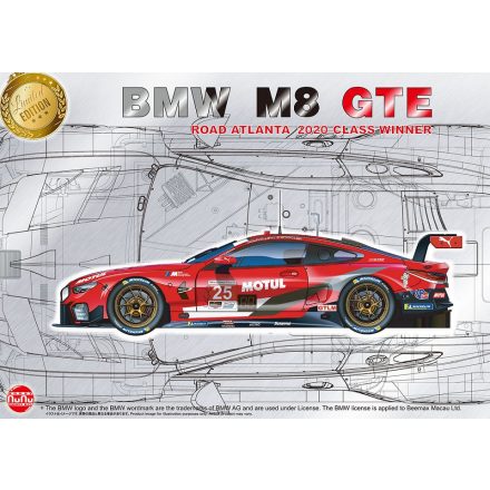 Nunu BMW M8 GTE 2020 Road Atlanta 6 Hours Winner makett