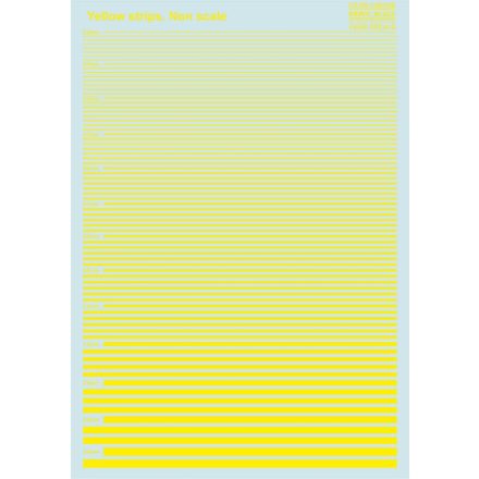 Print Scale Yellow stripes matrica