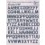 Print Scale USAF modern letters and numbers. Guship Grey