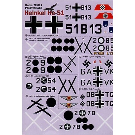 Print Scale Heinkel He-51A/He-51B