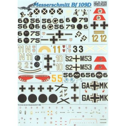 Print Scale Messerschmitt Bf-109D