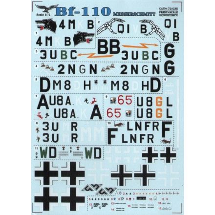 Print Scale Messerschmitt Bf-110