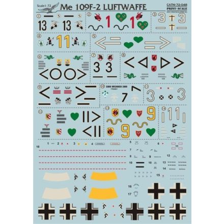 Print Scale Messerschmitt Bf-109F-2