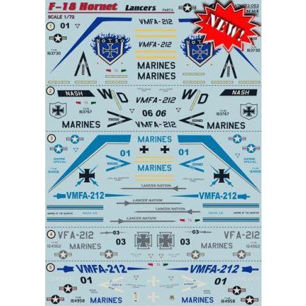 Print Scale McDonnell-Douglas F/A-18C Hornet Part 3 Lancers The complete set 1