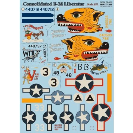 Print Scale Consolidated B-24 Liberator [B-24H B-24J B-24D]