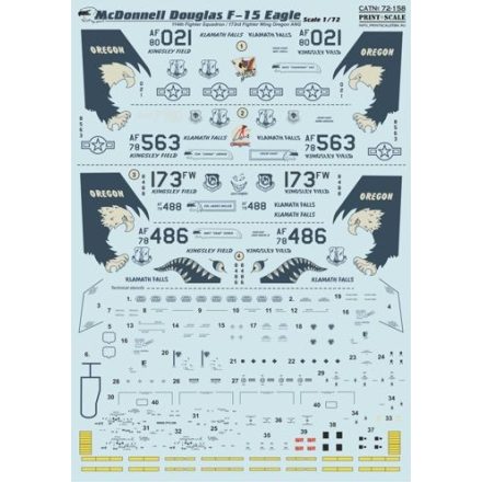 Print Scale McDonnell F-15C/F-15D Eagle Oregon ANG