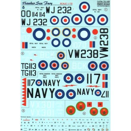 Print Scale Hawker Sea Fury FB.11