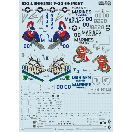 Print Scale Bell-Boeing V-22 Osprey