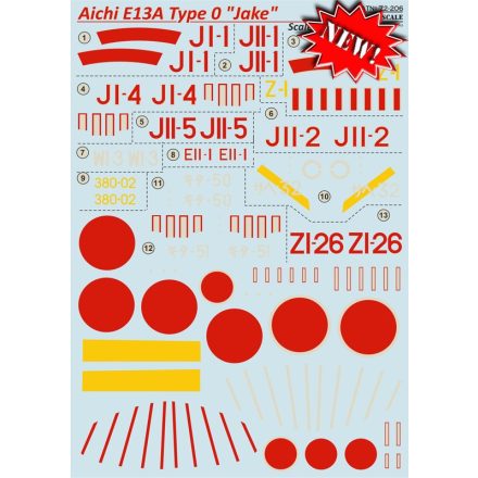 Print Scale Aichi E13A Type 0 Jake