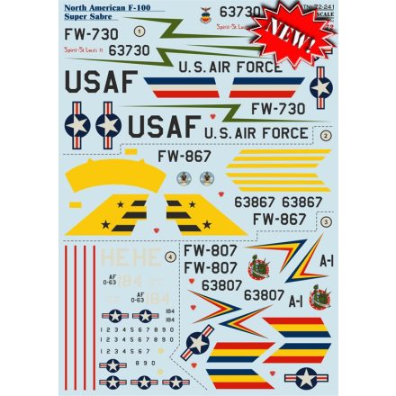 Print Scale North-American F-100 Super Sabre