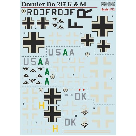 Print Scale Dornier Do-217K & M matrica