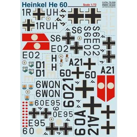 Print Scale Heinkel He-60 Part-1 matrica