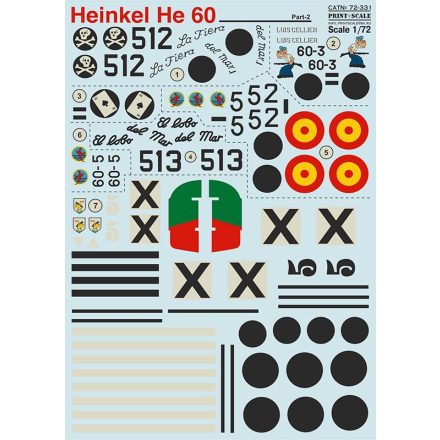 Print Scale Heinkel He-60 Part-2 matrica