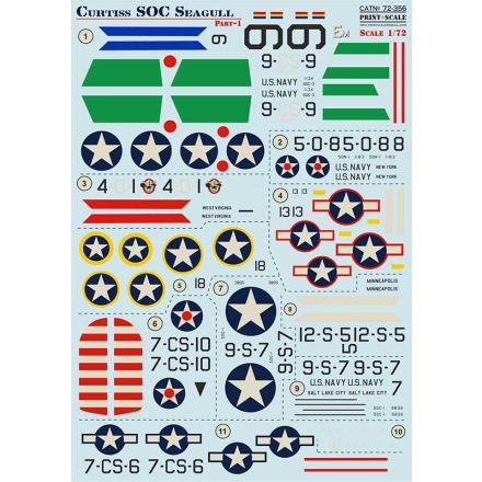 Print Scale Curtiss SOC Seagull Part 1 matrica