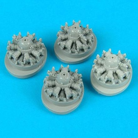 Quickboost Consolidated B-24 Liberator engines (4 pcs) (Academy)