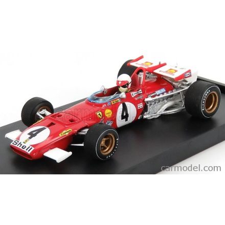 BRUMM FERRARI F1 312B N 4 WINNER ITALY GP 1970 C. REGAZZONI - WITH DRIVER FIGURE