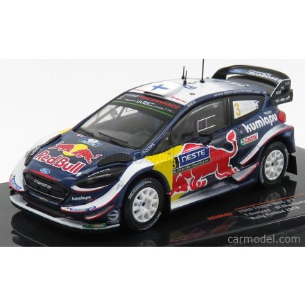 IXO FORD FIESTA WRC RED BULL N 3 RALLY FINLAND 2018 T.SUNINEN - M.MARKKULA