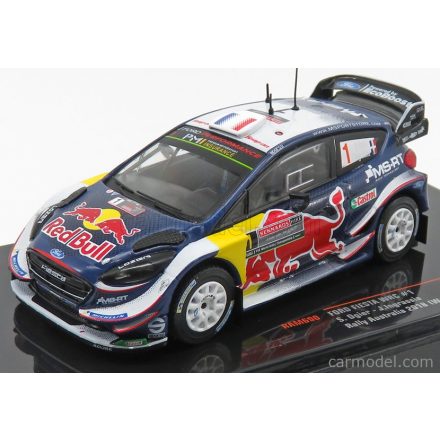 IXO FORD FIESTA WRC RED BULL N 1 RALLY AUSTRALIAN WORLD CHAMPION 2018 S.OGIER - J.INGRASSIA