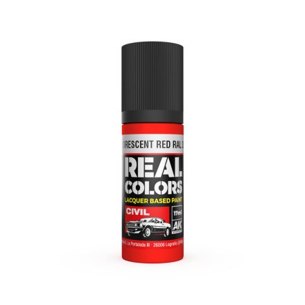 AK REAL COLOR Fluorescent Red RAL 3026