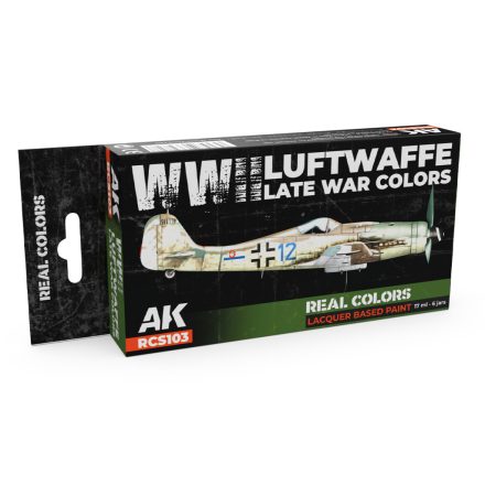 AK REAL COLOR Luftwaffe WWII Late War Colors Set