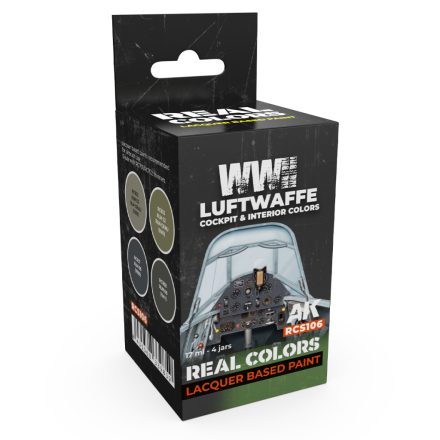 AK REAL COLOR Luftwaffe WWII Cockpit & Interior Colors Set