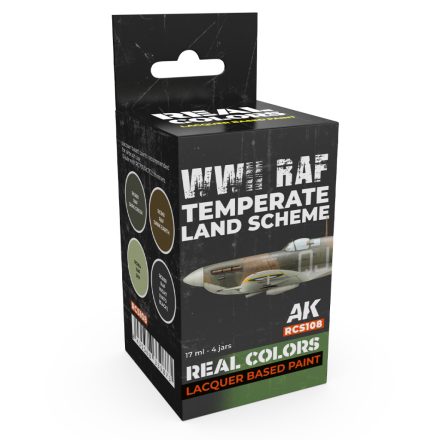 AK REAL COLOR RAF WWII Temperate Land Scheme Set