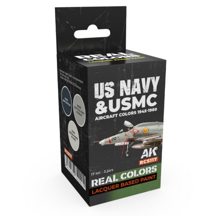 AK REAL COLOR US Navy & USMC Aircraft Colors 1945-1980 Set