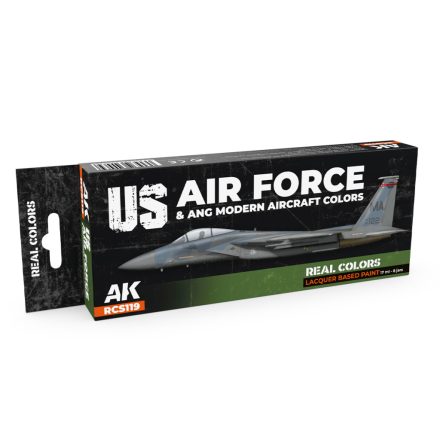 AK REAL COLOR US Air Force & ANG Modern Aircraft Color Set