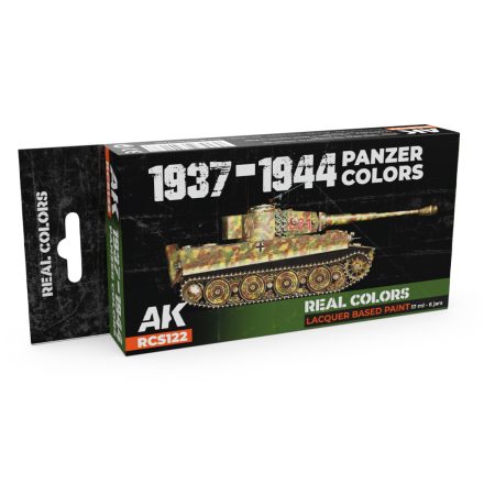 AK REAL COLOR 1937-1944 Panzer Colors Set