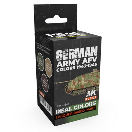 AK REAL COLOR German Army AFV Colors 1943-1945 Set