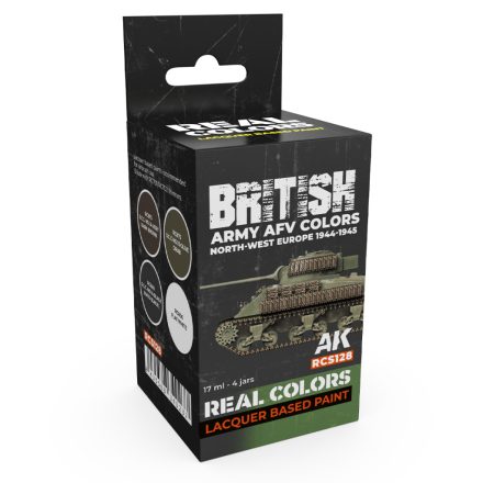 AK REAL COLOR British Army AFV Colors Set